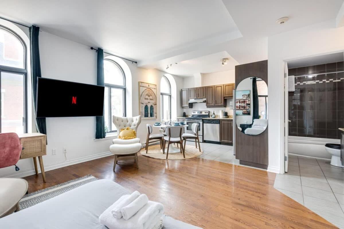 M11 Bright Studio In The Heart Of Mtl Montréal Eksteriør bilde